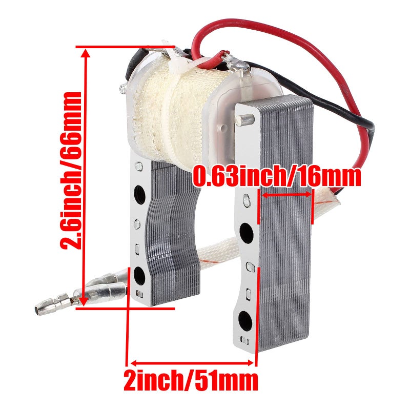 YOFMOO CDI Ignition Coil Magneto Coil for 49cc 50cc 60cc 66cc 70cc 80cc 2-stroke Engines Motorized Bicycle Motor Bike ATV Quad Scooter 2-Wire High Performance - Image 3